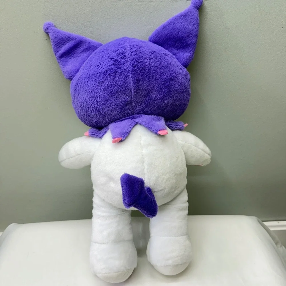 Build A Bear Kuromi Sanrio Hello Kitty Purple White Plush Stuffed Animal Toy
